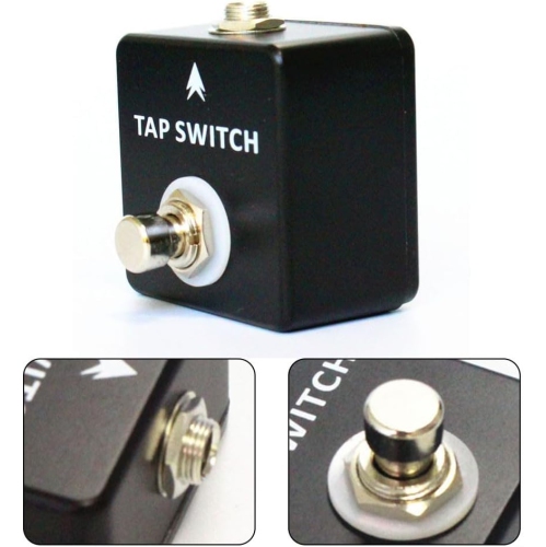 Guitar effects pedal|Professional-grade momentary foot switch|All-metal body|1/4-inch jack|Multi-effects compatible