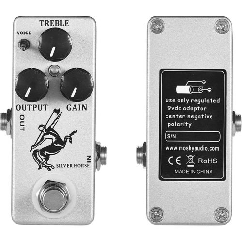 Dual-mode overdrive effector - true bypass lossless sound|three-knob professional tuning|blues/rock/metal all styles conquer