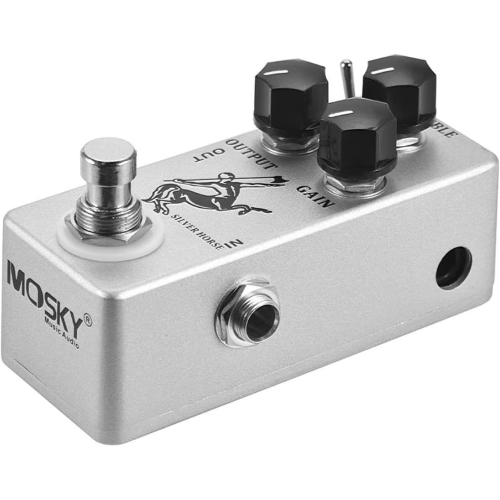Dual-mode overdrive effector - true bypass lossless sound|three-knob professional tuning|blues/rock/metal all styles conquer