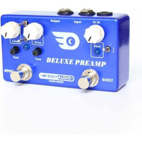 Dual-channel multi-function guitar effects pedal | Drive + Overdrive 2-in-1 | 4 overdrive modes | True bypass design