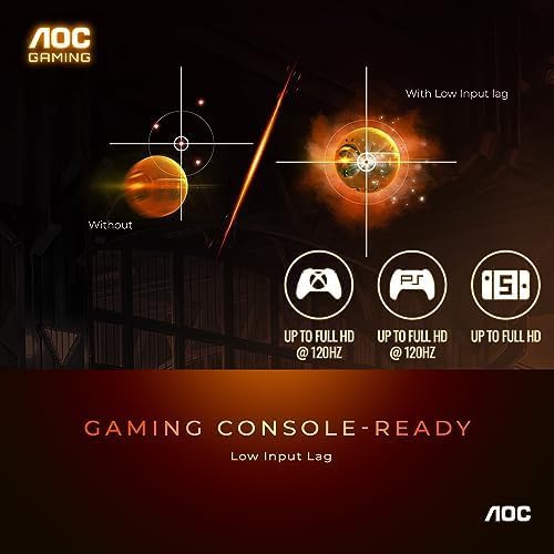 AOC Q27G3XMN 27" 2K QHD Gaming Monitor, 2560x1440, Mini LED, 180Hz, HDMI 2.0 x 1, DisplayPort 1.4 x1, Adaptive Sync, Xbox/PS5/Switch Ready