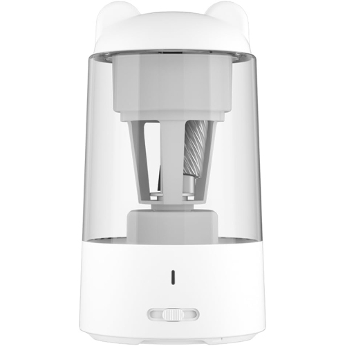 Affûteur électrique, taille-crayon entièrement automatique, taille-crayon rechargeable pour crayons de couleur de 0,255 à 0,315&nbsp;po - Blanc