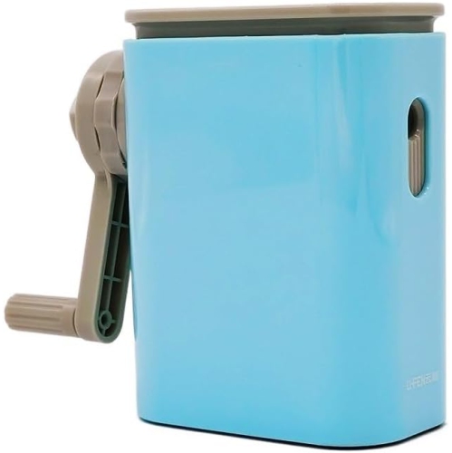 Dessin art Aiguisoir crayon Élève Taille-crayon Esquisse Taille-crayon Fournitures scolaires bleu