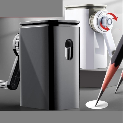 Dessin art Aiguisoir crayon Élève Taille-crayon Esquisse Taille-crayon Fournitures scolaires bleu