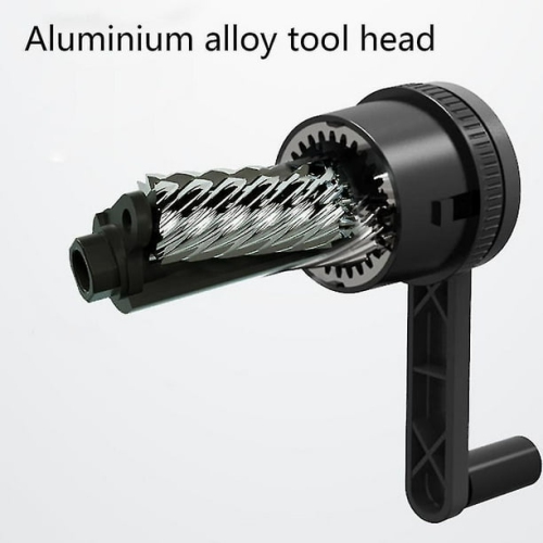 Manual pencil sharpener for art students, 5-speed hand-cranked pencil sharpener for sketching - green