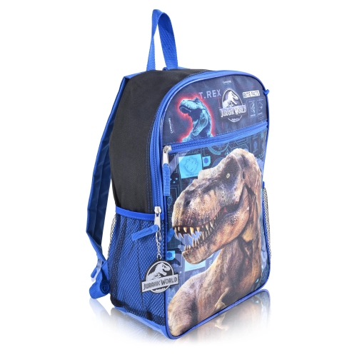 Universal Studio Jurassic World Child 5-Piece Set BackPack-Blue school Backpack