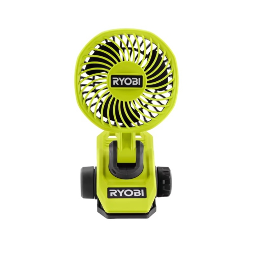 RYOBI USB Lithium Clamp Fan Kit - Includes 2.0 Ah USB Battery and Charging Cable