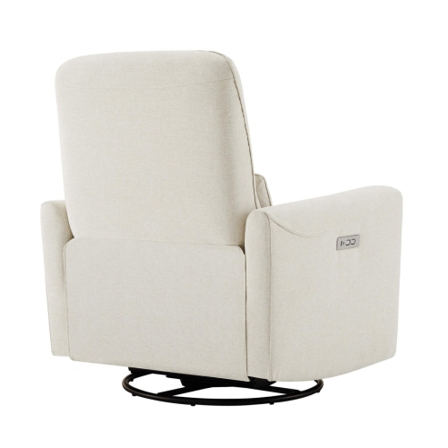 Valencia Kirstin Performance Fabric Swivel Glider Recliner Chair, Beige