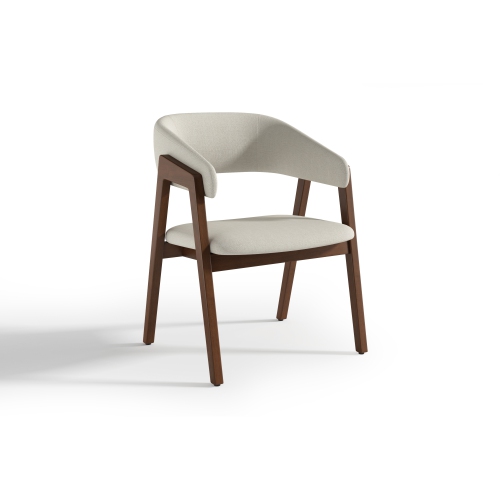 Valencia Mario Wood Dining Chair, Beige