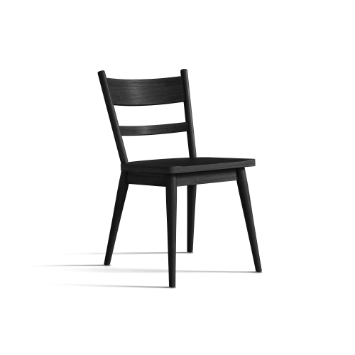 VALENCIA  Rocco Wood Dining Chair (Set Of 2) In Black