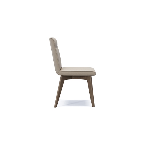 Valencia Aileen Leather Dining Chair, Beige