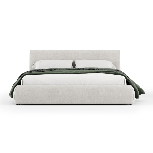 Valencia Aubrey King Size Bed Frame, Light Grey