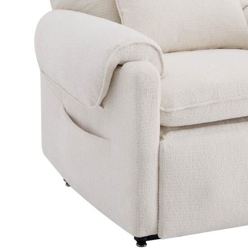 Valencia Xander Performance Fabric Power Lift Recliner Chair, Beige