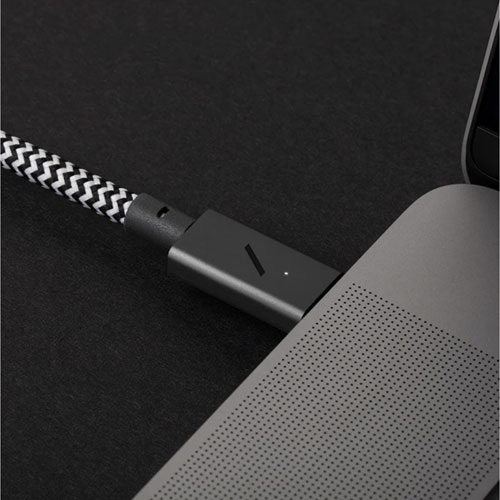 Câble USB-C à Lightning de 3 m (10 pi) Belt XL de Native Union - Noir zèbre
