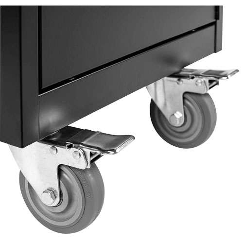 Luxor USB-C Secure Charging Cart for Laptops & Chromebooks & iPads - 24 Devices - Black