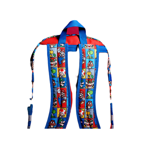 Super Mario Brothers Favorite Characters Youth 16” Sports Backpack and Gym Bag