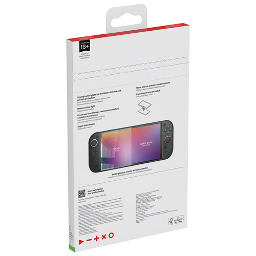 Belkin Tempered Glass Screen Protector for Switch 2