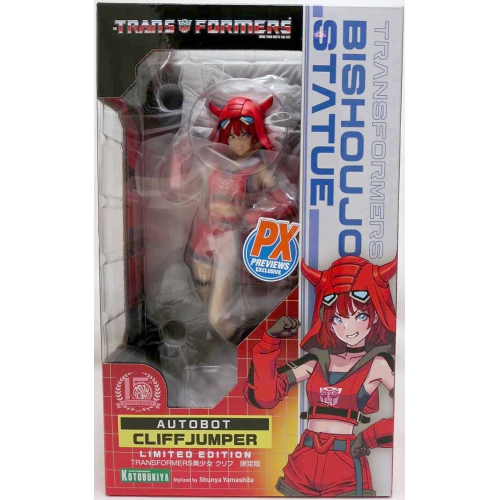 Transformers Collectors 9 Inch Statue Figure Bishoujo Exclusive - Cliff Jumper SDCC