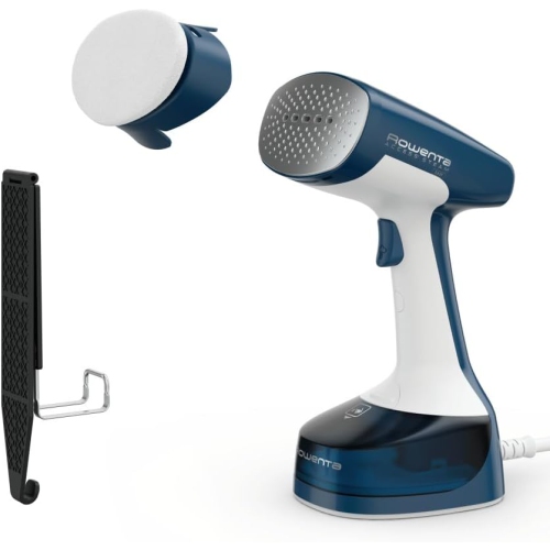 ROWENTA  X-Cel Easy Steam Handheld Steamer 1400W – 15 Sec Heat-Up, 142G Capacity, Portable Garment Steamer, Travel Essential – (Dr7130) In Blue