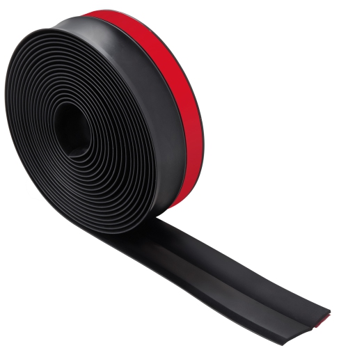 VEVOR 20 FT Garage Door Seal Top and Sides Seal Strip, Universal Weather Stripping Replacement Soft and Hard Composite, Weatherproofing Garage Door