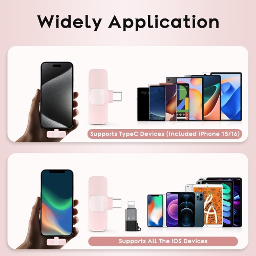 Wireless Lavalier Microphone for Android/iPhone/Computer/Laptop, Professional Mini Mics for Video Recording Interview Conference Podcast Vlog YouTube