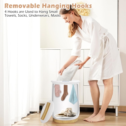 Keenray Upgraded Towel Warmer Bucket, Large Towel Warmer with 3 Heating Modes, Heat Time 30/45/60/90 Min Adjustable and Up to 24 Hour Delay Timer,