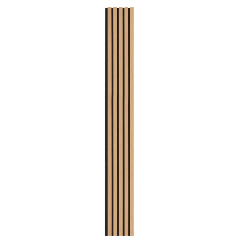 VEVOR 7.9 x 94.5 inch Wood Slat Acoustic Panels, MDF Accent Wooden Wall Panels for Modern Interior Wall Decor, Faux Wood Wall Board Panels for Noise