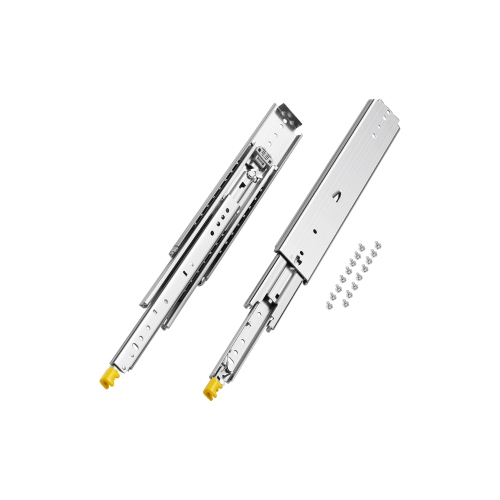 VEVOR 1 Pair Full Extension Drawer Slides 18 20 22 28 30 32 36 38 40 44 48 52 56 60 in, 500 lbs Load Locking Drawer Slides, Ball Bearing with Lock