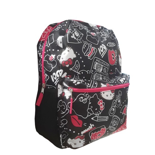 Hello Kitty Child All-over Print Backpack for Kids - 16 inch Padded Shoulder Bag