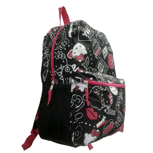 Hello Kitty Child All-over Print Backpack for Kids - 16 inch Padded Shoulder Bag