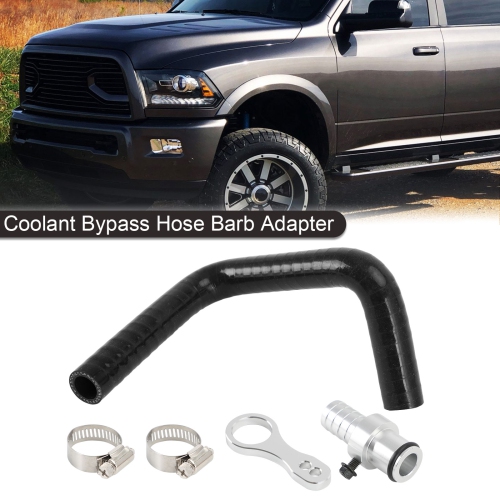 Coolant Bypass Hose Barb Adapter for Dodge Ram 6.7L Cummins 2009-2019