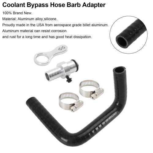 Coolant Bypass Hose Barb Adapter for Dodge Ram 6.7L Cummins 2009-2019