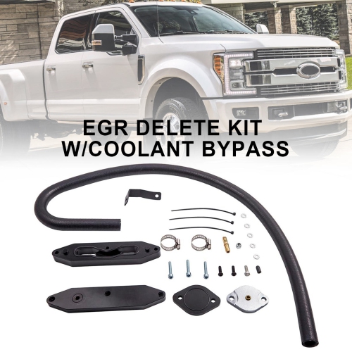 EGR Delete Kit w/Coolant Bypass for 2011-2023 Ford 6.7L Powerstroke Diesel
