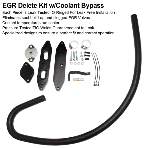 EGR Delete Kit w/Coolant Bypass for 2011-2023 Ford 6.7L Powerstroke Diesel