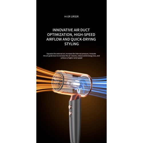 Hair dryer household negative ion hair dryer, high power hair care, high speed hair dryer strong hair dryer, low noise hot air hair dryer - No. 42