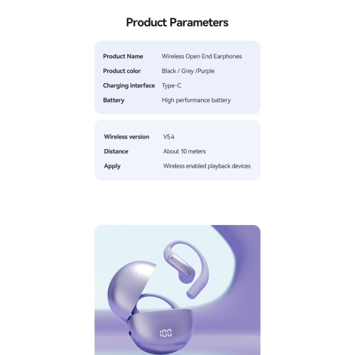 M118AI translation headset, ultra-long battery life, power display, semi-in-ear Bluetooth headset, support 137 language translation, Bluetooth 5.4