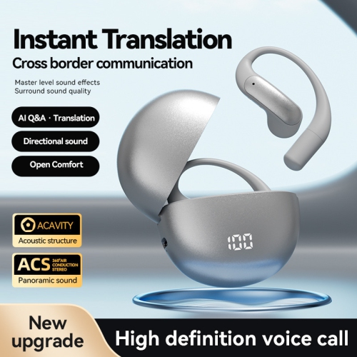 M118AI translation headset, ultra-long battery life, power display, semi-in-ear Bluetooth headset, support 137 language translation, Bluetooth 5.4