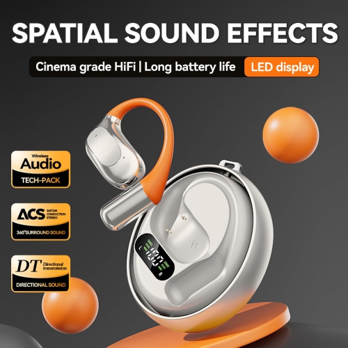 M113AI translation earphones with power display, semi-in-ear Bluetooth earphones, 3-in-1 wireless Bluetooth earphones translation device, Bluetooth