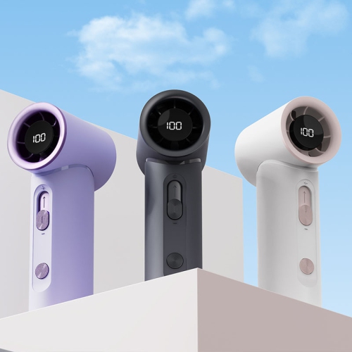 Ultra Light Portable Handheld Fan - Powerful 20000 RPM High Speed USB Rechargeable Personal Mini Fan for Travel Beach Summer Women Kids Gift, White