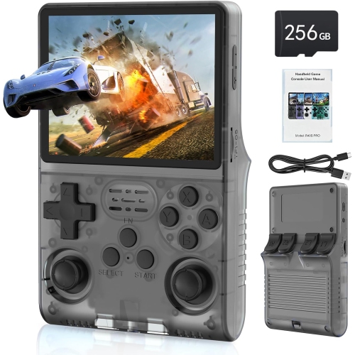 THE WAY  【30000 In 1 R40S Pro Handheld Game Console 3.5 Inch Ips Screen Mini Retro Game Console 3800Mah Portable Pocket Arcade 12+ Mainstream