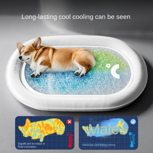 Summer pet ice pad, summer dog bed gel cooling cat bed, summer cooling sleeping pad for small and medium-sized dogs
