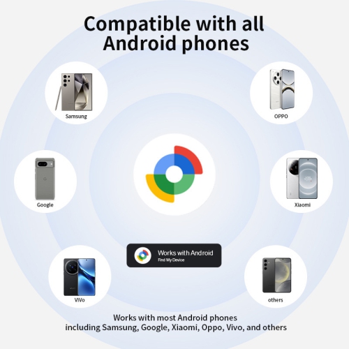 Google Locator GPS Pet Tracker Android Elderly and Children Android Anti-lost Device Certified Key Finder/Luggage Tracker/Item Locator Key Smart