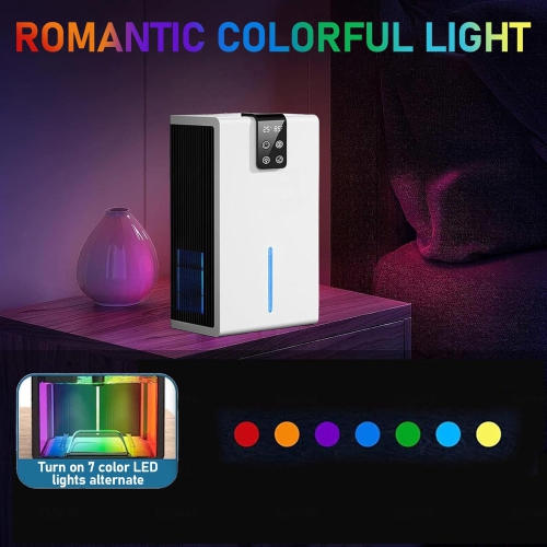 Small Mini Home Dehumidifier, Portable Air Purifier for Bedroom, Office, Wardrobe
