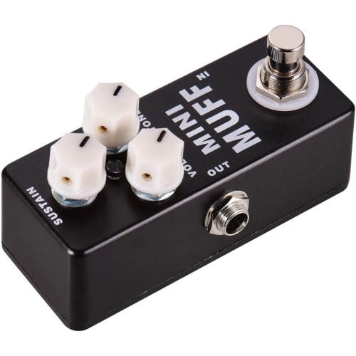 All-round guitar distortion effects pedal | Three-stage tone control | True bypass design | Suitable for beginners to professionals