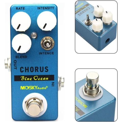 Dual-mode professional chorus effects pedal | Three-knob precision control | True bypass design | All-metal body | Portable
