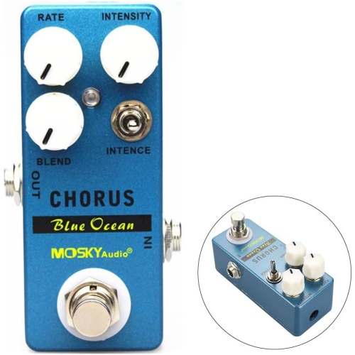 Dual-mode professional chorus effects pedal | Three-knob precision control | True bypass design | All-metal body | Portable