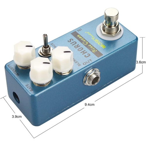 Dual-mode professional chorus effects pedal | Three-knob precision control | True bypass design | All-metal body | Portable