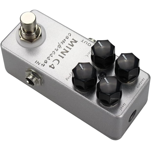 Professional compression effects pedal | Four-knob precision control | True bypass design | Aluminum alloy body | Portable