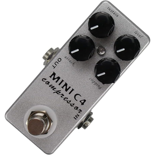 Professional compression effects pedal | Four-knob precision control | True bypass design | Aluminum alloy body | Portable