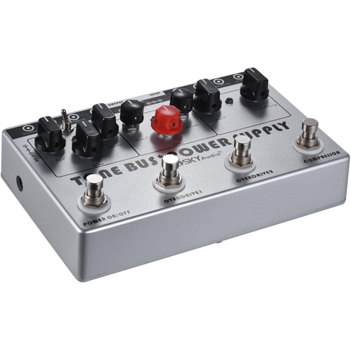 3-in-1 professional guitar effects + power supply system | Compression + double overload | 8 independent power supplies | Recording-grade tone chain